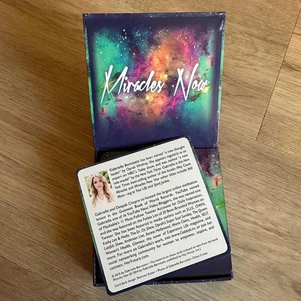 Miracles Now Affirmations Card Deck by Gabrielle Bernstein